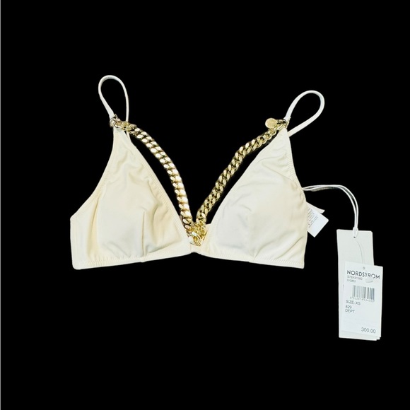 STELLA MCCARTNEY***Ivory Falabella Bikini Top***XS***$300 - Picture 4 of 10